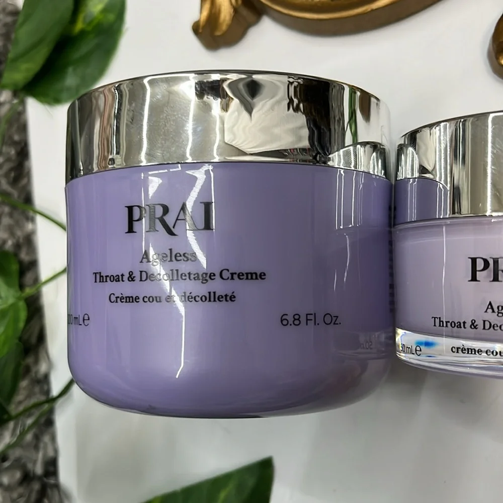 NEW Prai Agless Throat and Décolletage Crème Bundle